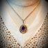0776-Dây chuyền nữ-Amethyst silver necklace10