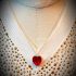 0876-Dây chuyền nữ-Swarovski crystal heart necklace8
