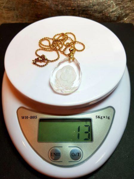 0832-Dây chuyền nữ-Buddhist crystal pendant necklace8