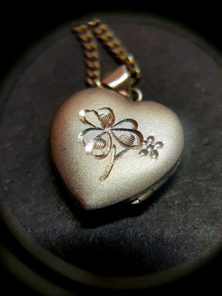 0830-Dây chuyền nữ-Heart pendant necklace2
