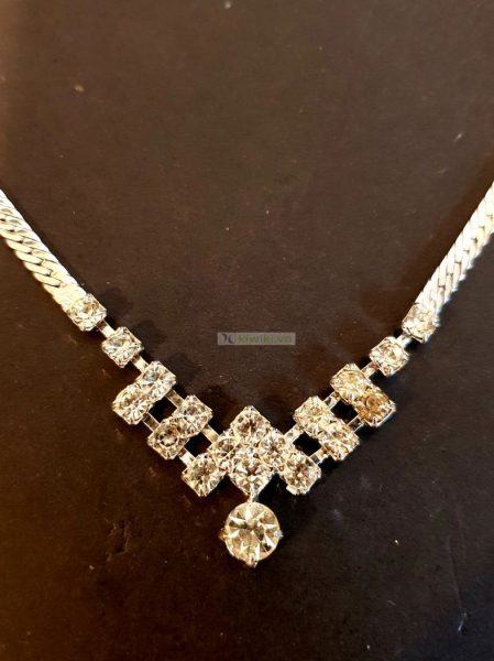 0782-Dây chuyền nữ-Stainless crystal necklace3