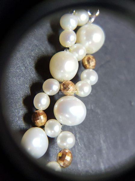 0840-Dây chuyền nữ + Lắc tay-Pearl necklace and bracelet4