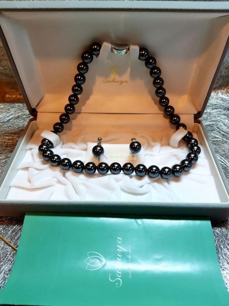 0871-Dây chuyền nữ-Sakuya pearl necklace+earrings1
