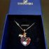 0868-Dây chuyền nữ-Swarovski heart pendant necklace3