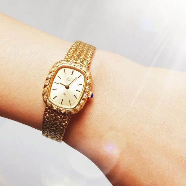 1841-Đồng hồ nữ-RADO diamond bracelet vintage women’s watch17