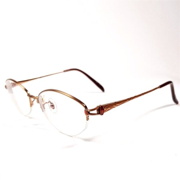 0679-Gọng kính nữ-Khá mới-CHARMANT Hana 23527 half rim eyeglasses frame1