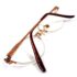 0679-Gọng kính nữ-Khá mới-CHARMANT Hana 23527 half rim eyeglasses frame13