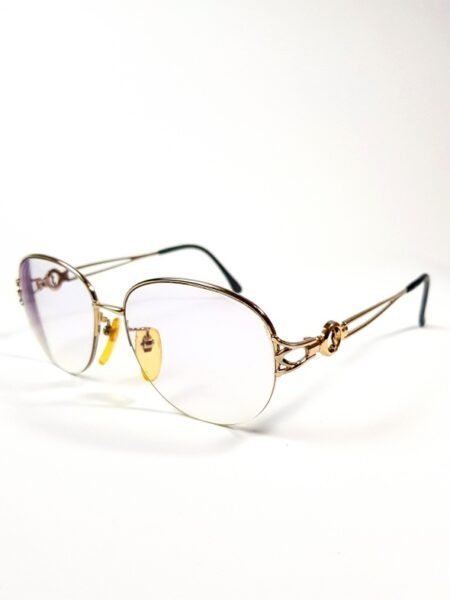 0669-Gọng kính nữ-Yves Saint Laurent half rim eyeglasses frame2