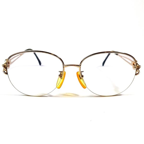 0669-Gọng kính nữ-Đã sử dụng-YVES SAINT LAURENT 30-7689 half rim eyeglasses frame2
