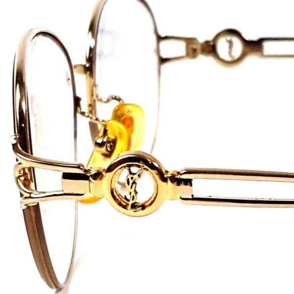 0669-Gọng kính nữ-Đã sử dụng-YVES SAINT LAURENT 30-7689 half rim eyeglasses frame7