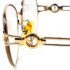 0669-Gọng kính nữ-Yves Saint Laurent half rim eyeglasses frame8