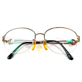 0669-Gọng kính nữ-Đã sử dụng-YVES SAINT LAURENT 30-7689 half rim eyeglasses frame