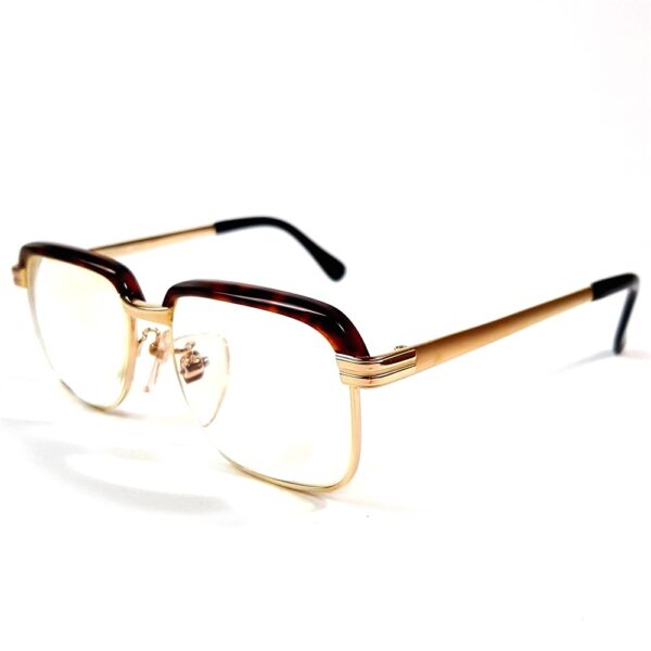 0670-Gọng kính nam-Khá mới-PRINCE gold plated browline eyeglasses frame1
