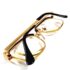 0670-Gọng kính nam-Khá mới-PRINCE gold plated browline eyeglasses frame12
