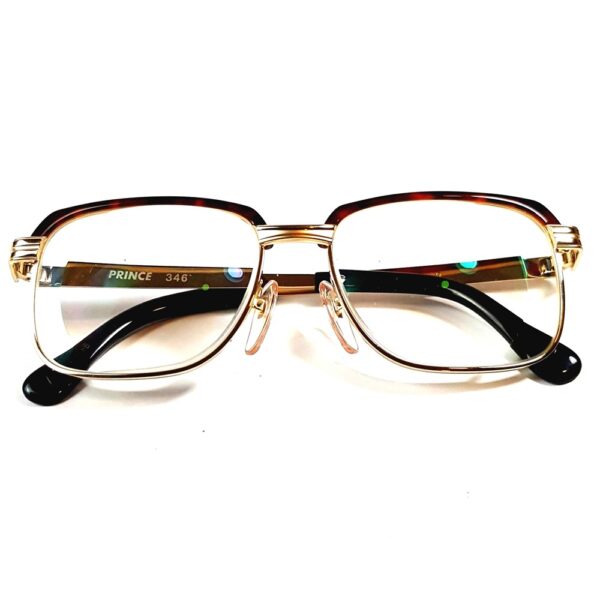 0670-Gọng kính nam-Khá mới-PRINCE gold plated browline eyeglasses frame13