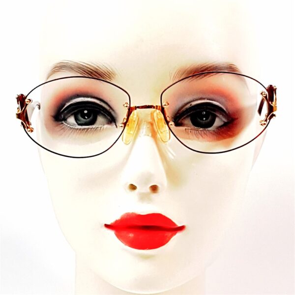 0700-Gọng kính nữ-Khá mới-POLARIS rimless eyeglasses frame17