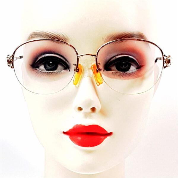 0669-Gọng kính nữ-Đã sử dụng-YVES SAINT LAURENT 30-7689 half rim eyeglasses frame18