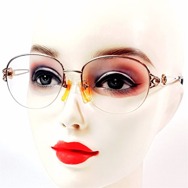 0669-Gọng kính nữ-Đã sử dụng-YVES SAINT LAURENT 30-7689 half rim eyeglasses frame19