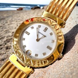 2059-Đồng hồ nữ-LEONARD gold plated women’s watch