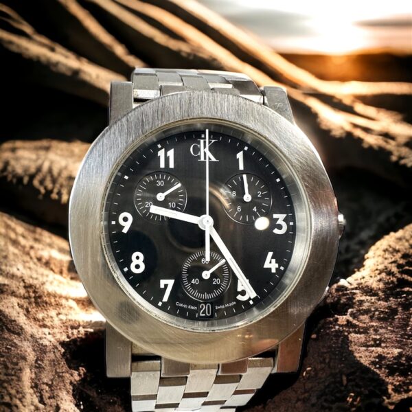 1822-Đồng hồ nam/nữ-Calvin Klein Chronograph K8171 men/women’s watch0