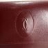 1725-Ví nữ/nam-CARTIER Mustline Burgundy leather compact wallet-Đã sử dụng1
