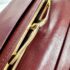 1725-Ví nữ/nam-CARTIER Mustline Burgundy leather compact wallet-Đã sử dụng12