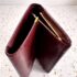 1725-Ví nữ/nam-CARTIER Mustline Burgundy leather compact wallet-Đã sử dụng16