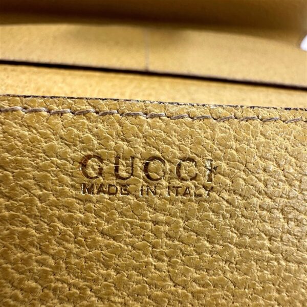 1711-Ví dài nữ/nam-GUCCI yellow leather vintage wallet-Đã sử dụng13