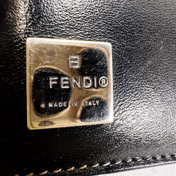 1703-Ví nam-FENDI Zucchino canvas wallet-Đã sử dụng13