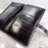 1691-Ví dài nam/nữ-GUCCI black leather wallet-Đã sử dụng14