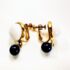 0910–Bông tai nữ-Avon faux pearl gold plated clip earrings-Khá mới2