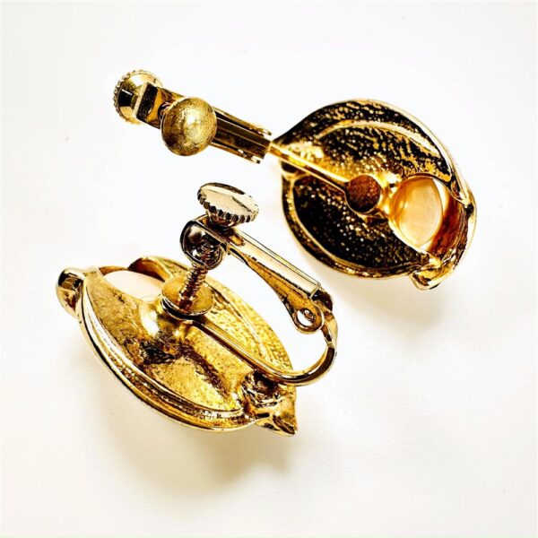 0901-Bông tai nữ-Faux pearl gold plated clip Earrings-Khá mới2