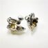 0990-Bông tai nữ-Rhodium plated steel clip earrings-Khá mới3
