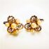 0905-Bông tai nữ-Faux pearl gold plated clip Earrings-Khá mới1