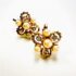 0905-Bông tai nữ-Faux pearl gold plated clip Earrings-Khá mới3