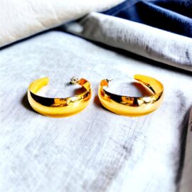 0885-Bông tai nữ-Hoop gold plated earrings-Khá mới