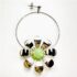 0925-Bông tai nữ-Flower Rhodium & Gold plated earrings-Chưa sử dụng4