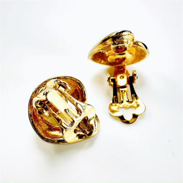 0900-Bông tai nữ-Gold plated & faux pearl clip on earrings-Đã sử dụng2