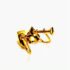 0902-Bông tai nữ-Gold plated screw back studs earrings-Khá mới3