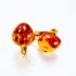 0894-Bông tai nữ-Gold plated and Amber clip on Earrings-Như mới1
