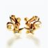 0898-Bông tai nữ-Gold plated and faux pearl clip earrings-Như mới3