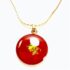 0914-Bộ dây chuyền+Bông tai Nhật-Japan gold plated necklace and earrings-Khá mới2