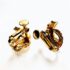 0788-Bông tai nữ-Gold plated leafs clip on earrings-Đã sử dụng2