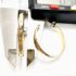 0895-Bông tai nữ-Gold plated hoop earrings-Đã sử dụng4