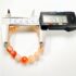 0931-Vòng tay nữ/nam-Orange shades of Agate gemstone 10.5mm bracelet-Như mới4