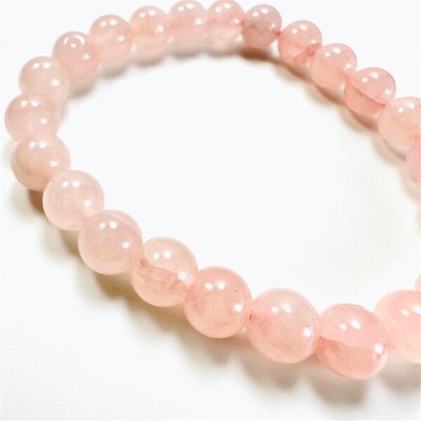 0933-Vòng tay nữ-Rose quartz crystal bracelet-Khá mới1