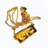 0762-Dây chuyền nữ-Givenchy double G gold plated necklace-Khá mới3