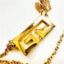0762-Dây chuyền nữ-Givenchy double G gold plated necklace-Khá mới4