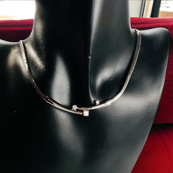 0869-Dây chuyền nữ-Swarovski component stainless necklace-Như mới0