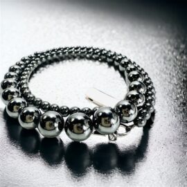 0861-Dây chuyền nữ-Hematite gemstone necklace-Khá mới